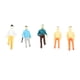 thumbnail image 2 of Modelos de Pintadas Personas Miniatura de Tren Aleatorio Cada Paquete 5 Piezas ( 25mm / 55mm / 75mm Seleccionables ) 55cm Hugo Figura de disposición pintada, 2 of 8