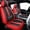 Black&Red, variant on Telimocy Car Seat Cover Custom Fit for Ford F150 2009-2026, Waterproof Faux Leather Pickup Truck Seat Cushion Protector Full Set Black