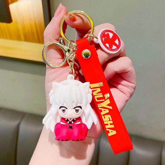 FRANCIS Inuyasha Llavero Niños Juguete Joyería De Dibujos Animados Muñeca Anime Colgante Bolsa Charm