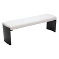 thumbnail image 4 of Mur Bench White Bench, Modern Style, Seats up to 2, Plywood, Indoor Living, 4 of 8