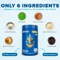 thumbnail image 6 of BIRDMAN Falcon Organic Vegan Protein Powder, Stevia & Sugar Free, Vanilla, 18 Servings, 1.32lbs, 6 of 9