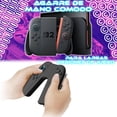 thumbnail image 3 of Grips de Carga para Joy-Cons compatible para Controles JoyCon NSwitch2-Color Negro, 3 of 7