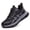 Black, variant on Men's Steel Toe Safety Work Shoes, Low-Top Breathable Mesh Industrial Sneakers, Slip Resistant Lightweight Footwear for Construction & Warehouse