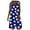 Navy Womens Summer Dress, variant on USSUMA Midi Sundresses for Women Casual Summer Polka Dot Knee Length Beach Dress Womens Flowy Shift Tank Plus Sun Dresses V Neck Sleeveless Dress Party Vacation