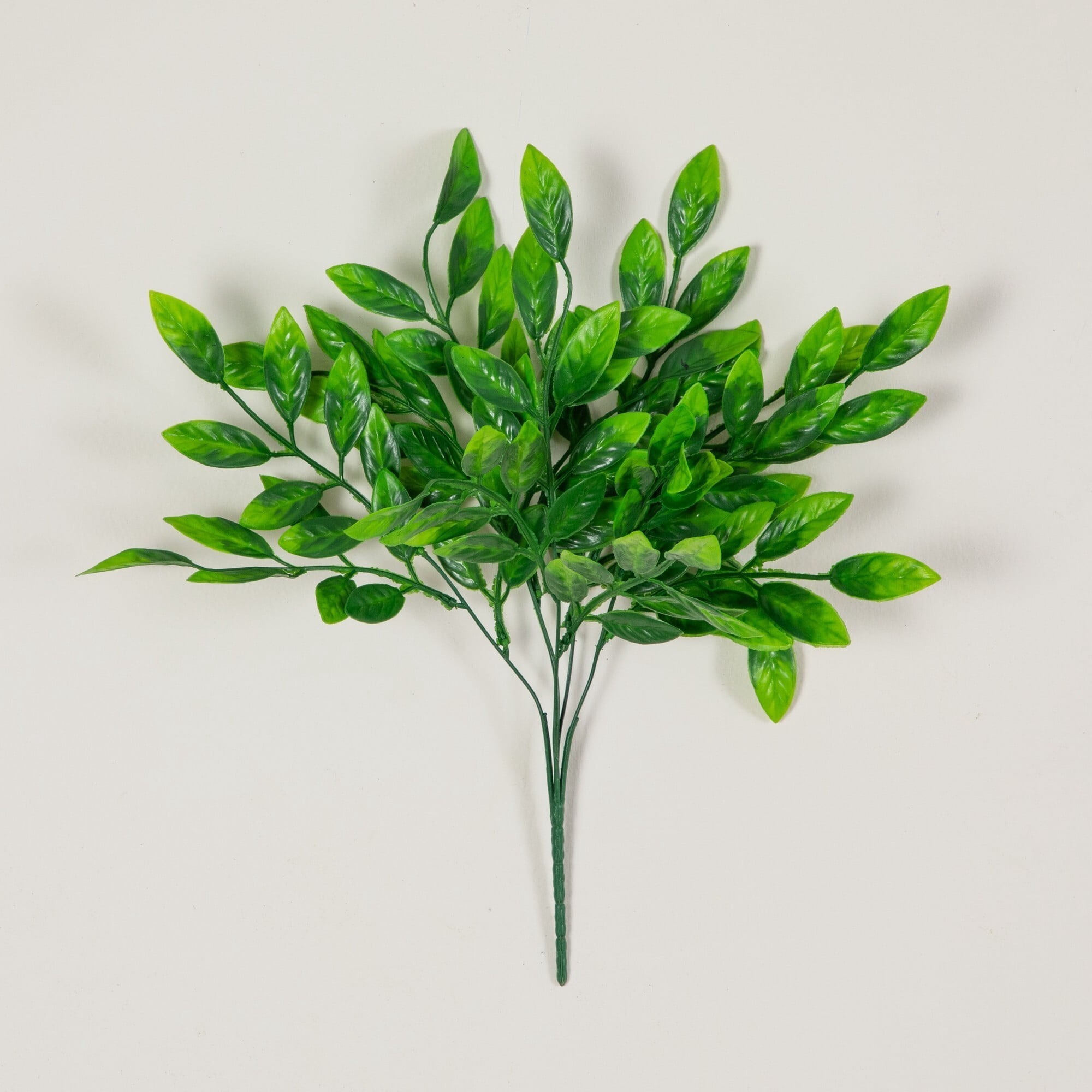 16in. UV Resistant Artificial Ruscus Bush (Indoor/Outdoor) - Set of 6