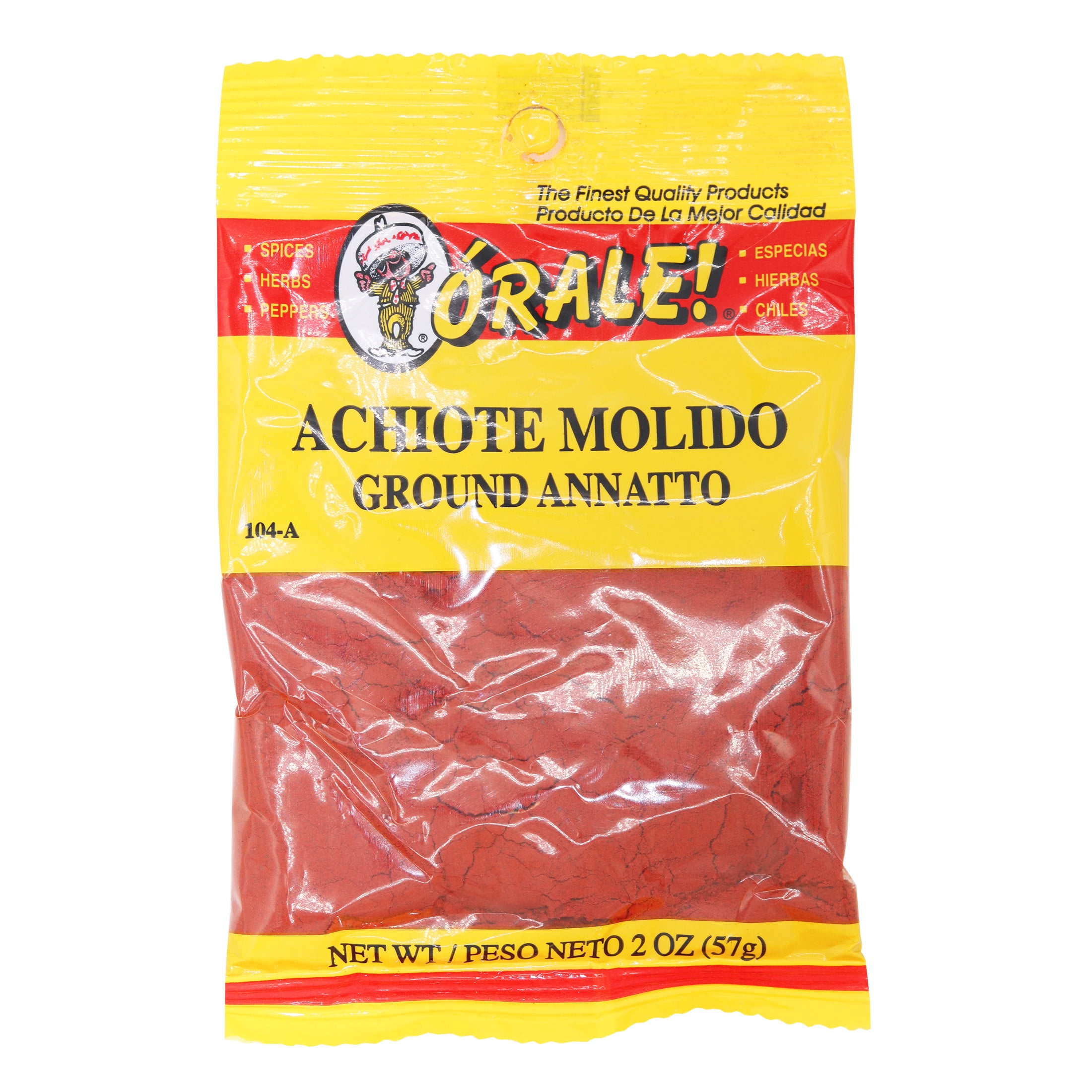 (5 pack) Orale Ground Annatto, 2 oz Bottle