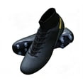 thumbnail image 5 of High-Top PU Leather Soccer Cleats for Men/Women/Youth – Lace-Up Long Studs Football Shoes for Turf & American Football Training, 5 of 6