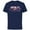 Navy, variant on Star Wars The Mandalorian Razor Crest Floating Pod Logo - Short Sleeve Cotton T-Shirt for Adults - Customized-Navy