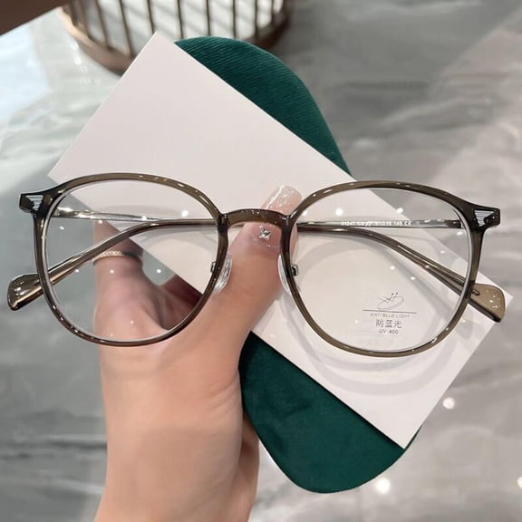 New Ultra-Lightweight Anti-Blue Light Flat-Lens Sunglasses Glasses Trendy Frames for Women