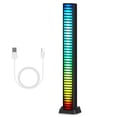 thumbnail image 1 of Cateissary Luz LED activada por voz 50-16KHZ tira de LED de ambiente musical 40LEDs barra de luz LED ambiental luz de de camioneta LED para barra de Iluminación navideña Negro Cateissary HA027506-01, 1 of 6