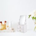 thumbnail image 3 of MasteelfCA Home Cosmetic Tabletop Cosmetic Mirror Cosmetics Storage Box for Dresser, 3 of 8