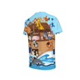 thumbnail image 5 of Fuzoiu Animals on Noah's Ark Floating Print Boys' Casual T-Shirt,Crewneck Undershirts,Boys Athletic Shirt,Short Sleeve T-Shirts for Outdoor Play, 5 of 7