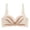 Khaki bra for women, variant on Wing Shape Support Wireless Bras for Women Side Shaping Lift Push Up Wide Strap Brassiere