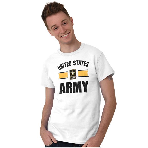 United States Army Star Logo Ribbon Men's Graphic T Shirt Tees Brisco Brands M
