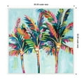 thumbnail image 6 of Kate and Laurel Rainbow Coconuts Framed Canvas Wall Art  by Rachel Christopoulous 30 x 30 Sylvie White, Coastal, Tropical, Beach, Landscapes Art for Wall Decor, Living Room, Bedroom, 6 of 8