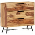 thumbnail image 2 of vidaXL Sideboard 31.5"x11.8"x29.5" Solid Sheesham Wood, 2 of 10