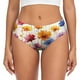 thumbnail image 1 of Fotbe Colorful Wildflower Meadow Calzones Estampados para Mujer – Ropa Interior de Algodón, Cómoda, Suave y Elástica-Small, 1 of 6