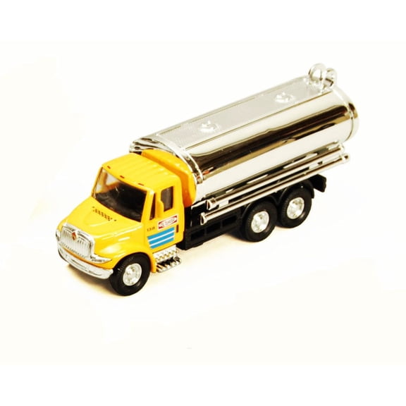International Oil Tanker, Yellow - Showcasts 2105DC - 1/43 scale Diecast Model Toy Car (Brand New but NO BOX)