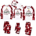 thumbnail image 5 of Rohuuque Family Christmas Pjs Matching Sets Holiday Jammies for Dad Matching Family Sets Christmas Casual Printed Top With Bottom Outfits Home Wear 2025 Red, 5 of 7