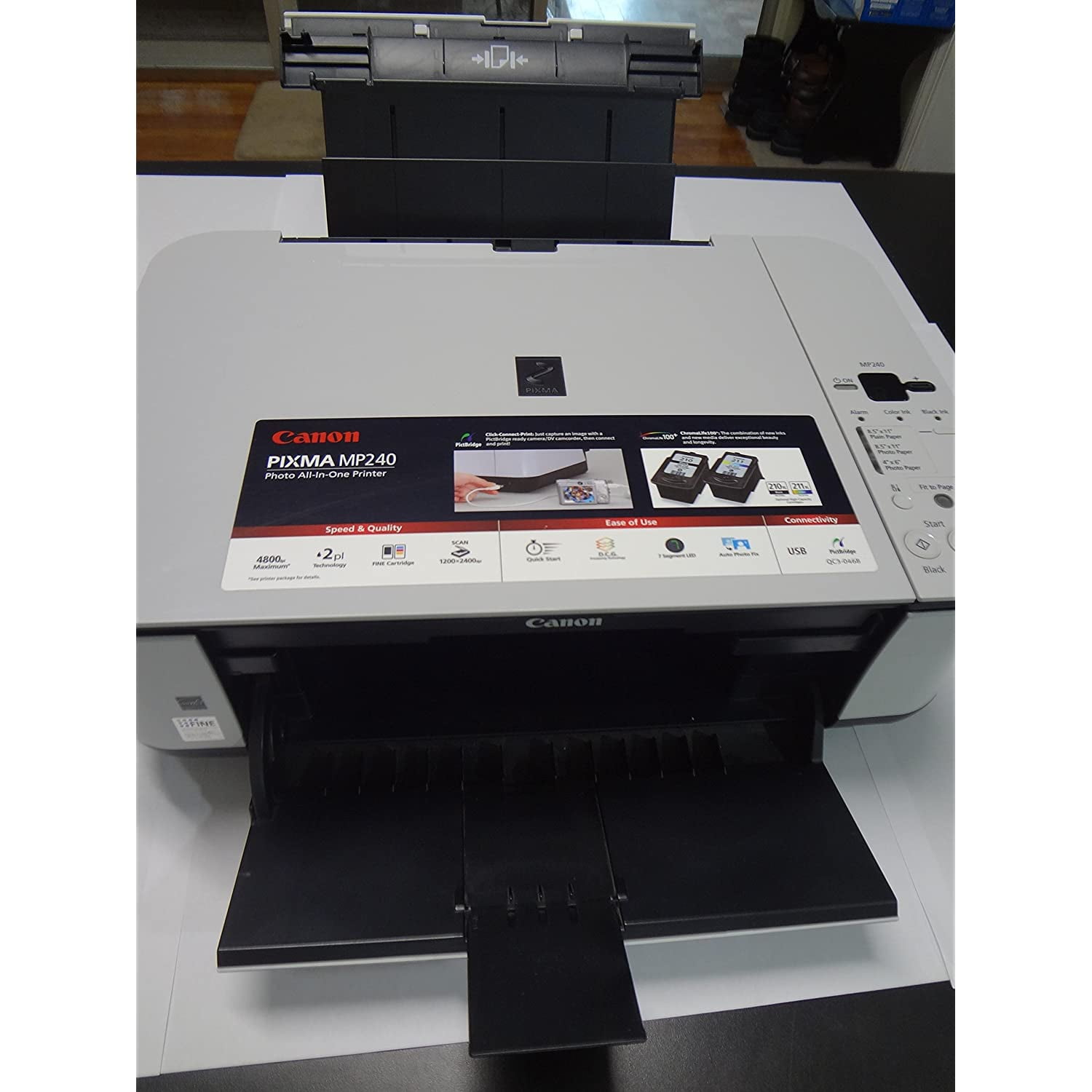 Canon PIXMA MP240 All-In-One Photo Printer - Walmart.com - Walmart.com