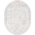 thumbnail image 1 of Unique Loom Tapis Design Complexe Oxford 8' x 10' Ovale Crème/gris, 1 of 2
