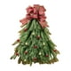 thumbnail image 4 of Adorno colgante de corona de de Navidad para puerta de entrada, suministros para fiestas, decoración de fiestas, guirnalda navideña artificial Con lazo de cuadros, 4 of 8