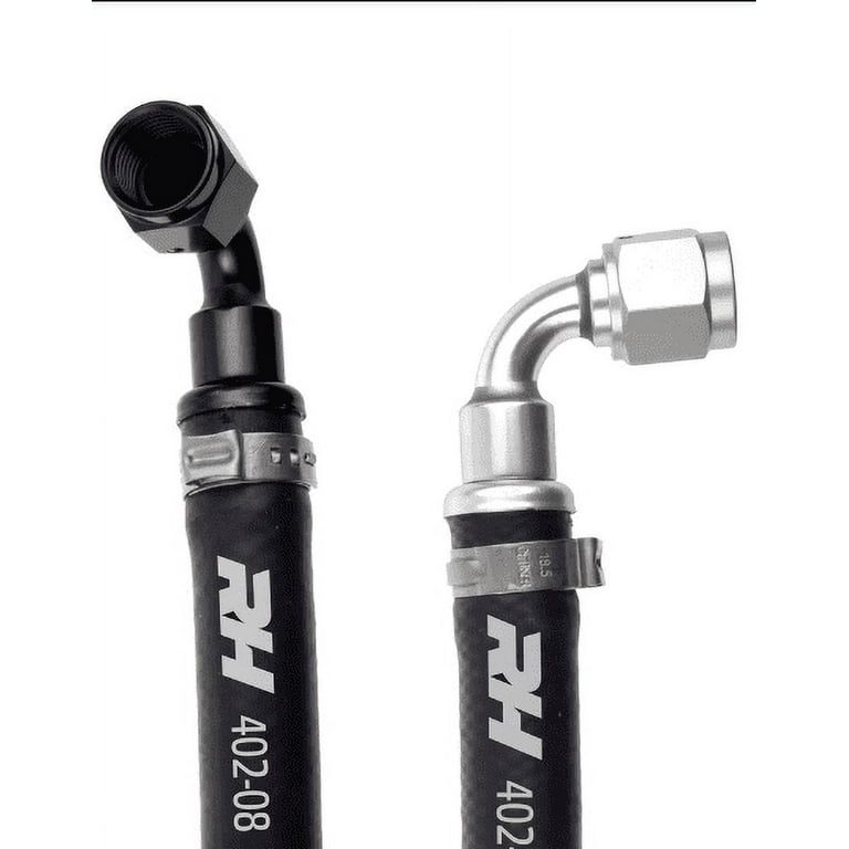 Fragola Series 2000 Pro-Flow Hose End #8 120-Degree Black 231208-BL Fragola Series 2000 Pro-Flow Hose End #8 120-Degree Black 231208-BL