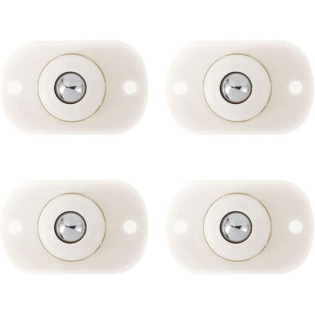 HSHDLDF 4/8/12 Pcs Casters Wheels Self Adhesive Paste Pulley/Stainless Steel Mini Swivel Caster Wheels with 360 Degree Rotation for Plastic Storage Bins Container Small Furniture Trash Can Box Movin
