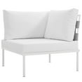 thumbnail image 5 of Ergode Harmony 8 Piece Outdoor Patio Aluminum Sectional Sofa Set - White White, 5 of 5