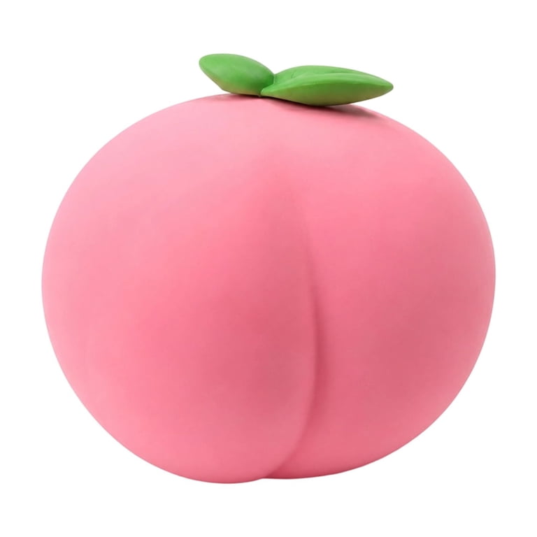 miaomiaocc, Squeeze Stress Ball, 6.3 Inch Jumbo Soft Squeeze Peach