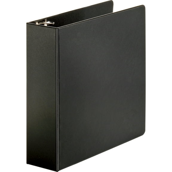 Business Source, BSN09978, Basic Round-ring Binder, 1 Each, Black
