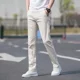 thumbnail image 4 of Pantalones de verano de algodón para hombre Pantalones de traje negros rectos para hombre Oferta de ropa elegante 2024 Reseñas de tela coreana Muchas confecciones, 4 of 5