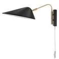 thumbnail image 3 of Sconce Wall Lamp Light Fixture, Black, Metal, Modern Contemporary, Mid Century Living Kitchen Cafe Bistro Restaurant Hospitality, 3 of 10