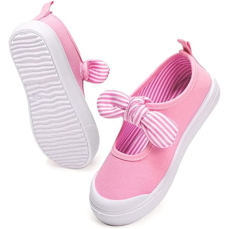 

QWZNDZGR Toddler Boys Girls Canvas Sneakers Causal Slip-on Lazy Loafers Comfortable Light Weight Skin-Friendly School Walking Running Tennis Shoes for Boys Girls