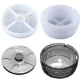 thumbnail image 4 of Silicona Para Cenicero En Forma De Neumático, Bandeja Redonda Para Cigarrillos, Molde De Resina Con Tapa, Contenedor De Almacenamiento Grande, Molde Para Cenicero, Decoración Del Hogar 2 Unids/Set Noticed HA019086-00, 4 of 7