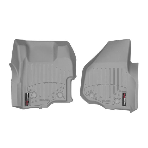 WeatherTech Custom Fit FloorLiners compatible with 2012-2012 Ford Super Duty - 1st Row (Driver & Passenger), Grey