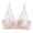 White, variant on Lace Triangle Bra for Women Wireless Seamless Push-up Breathable Thin Straps Solid Colors Natural Shape