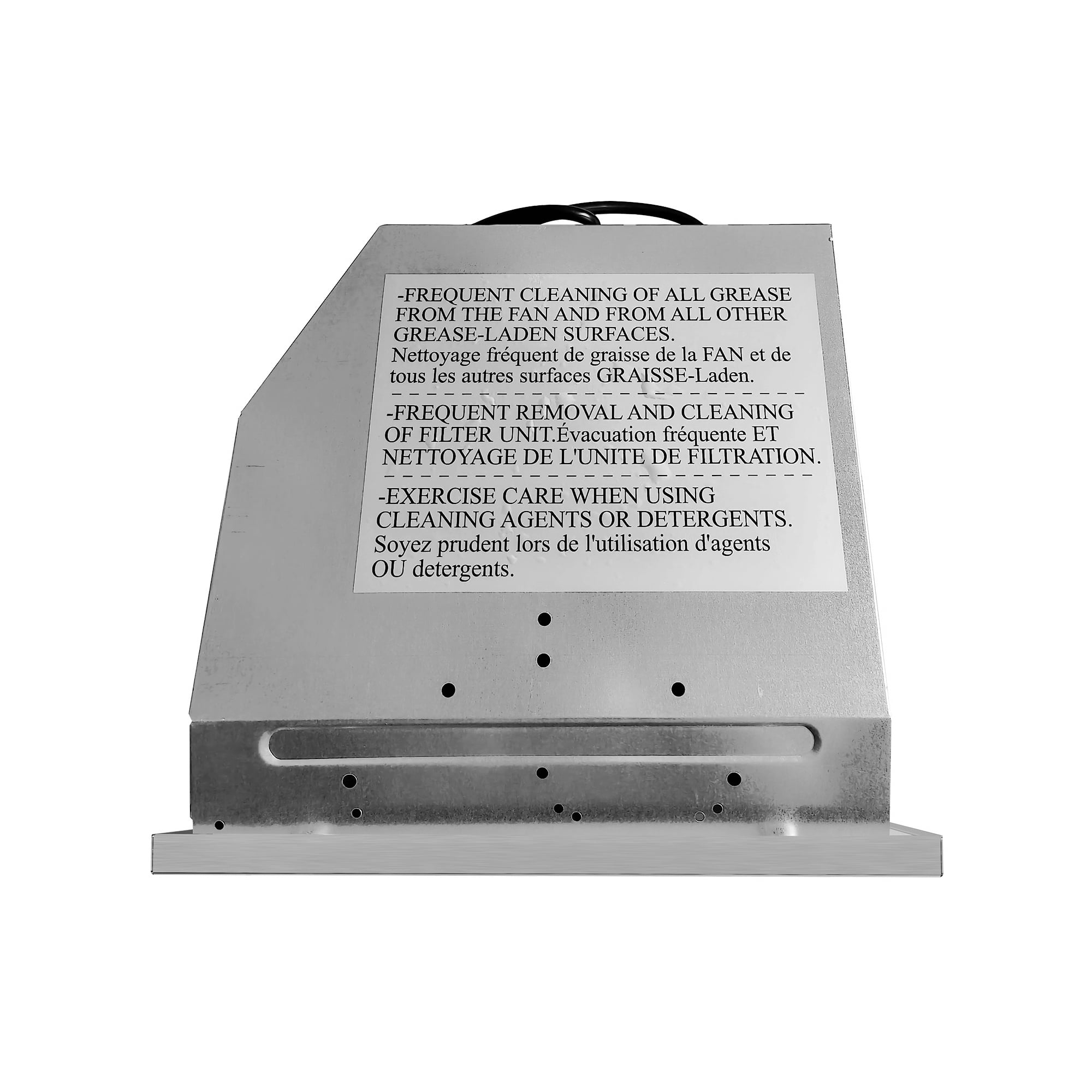 36 in. Lumin Collection Ducted Insert Range Hood, Touch Controls, LED Lights, Stainless Steel