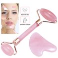 thumbnail image 1 of Face Roller, Facial Beauty Roller Skin Care Tools, Face Massager for Face, Eyes, Neck, Body Muscle Relaxing, with Gua Sha Board, 1 of 8