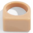 thumbnail image 1 of Women Ring Chunky Resin Simple Thick Finger Ring Knuckle Ring Stackable Ring, 1 of 10