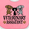 thumbnail image 4 of Inktastic Veterinary Assistant Vet Tech Boys or Girls Baby Bib, 4 of 4