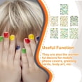 thumbnail image 2 of Nail Wraps Sticker Exquisite Fashion Manicure Stickers Set for Labels Art Decorations Sculpture Abstract Green Leaves Adhesive Decals St. Day WG487, 2 of 7