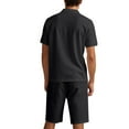 thumbnail image 5 of Yiliang Mens Co Ord Set Modern Fit T Shirt and Pants Street Style Matching Outfit, 5 of 6