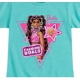 thumbnail image 3 of Barbie - Fashion Goals  - Girls Fitted Short Sleeve Graphic T-Shirt, 3 of 5