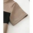 thumbnail image 5 of 14Y Big Boys Clothes 15Y Boys 2PCS Summer Outfits Set Crew Neck Big Boys Short Sleeve Color-blocked Top Shorts Set Khaki, 5 of 7