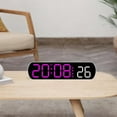 thumbnail image 3 of Reloj digital, despertador de escritorio, portátil, pantalla de 12/24 horas, reloj electrónico, despertador digital para niños, adultos y adolescentes, 3 of 7