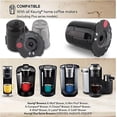 thumbnail image 5 of Replacement parts K250 Reusable Coffee Filter, Compatible with Keurig K-Cup K300/350/375 K400/450/475 Pod Coffee Makers Black (1.0 and 2.0), 5 of 5