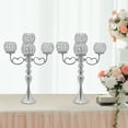 thumbnail image 2 of Beautiful Iron and Crystal Candle Holder – Easy to Assemble, Elegant Design, Ideal Gift for Loved Ones, 2 of 6