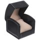 thumbnail image 1 of PU Leather Square Gift Bracelet Watch Jewelry Box Watch Box Leather Jewelry Case Organizer (Black), 1 of 2