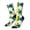 2 Black-2, variant on Lilies Flowers Print Adult Socks for Men & Women,Calf Socks, Ankle Socks,Boots Socks,Breathable Casual Sock,Unisex Crew Socks